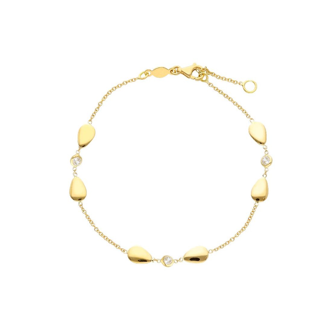 Bracciale in oro giallo 750/°°°