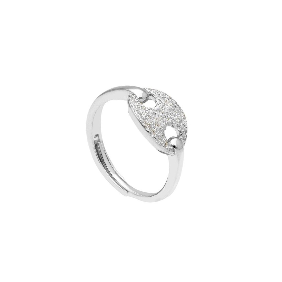 Anello in argento 925/ooo e zirconia cubica