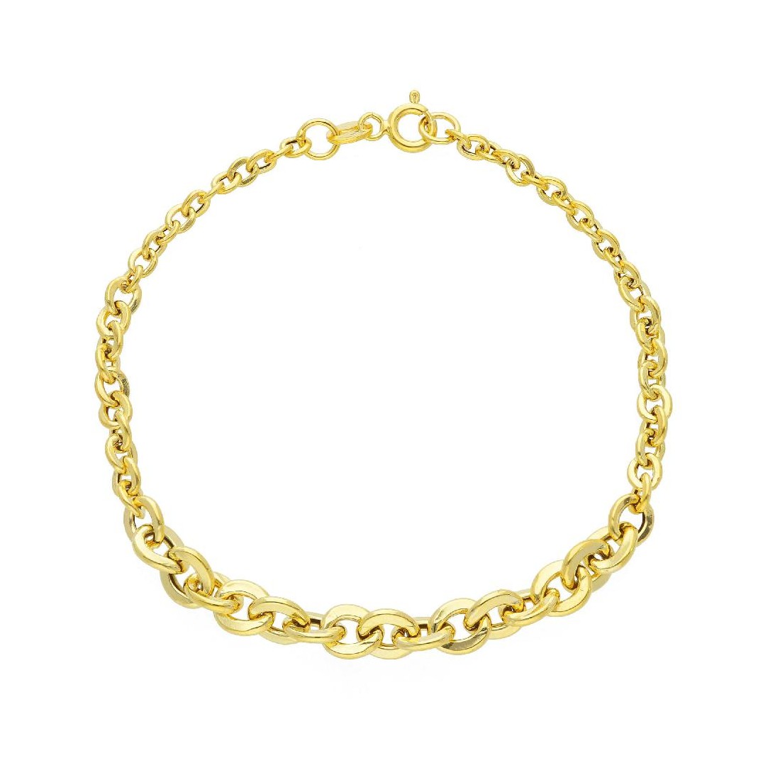 Bracciale catena in oro giallo 750/ooo