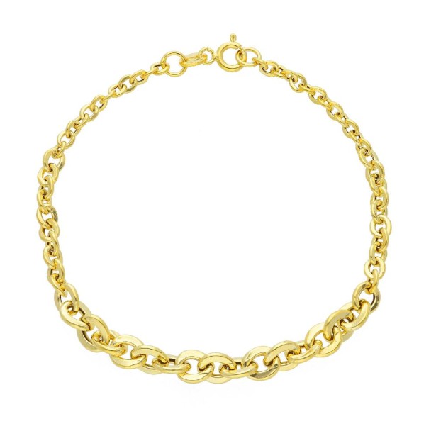 Bracciale catena in oro giallo 750/ooo