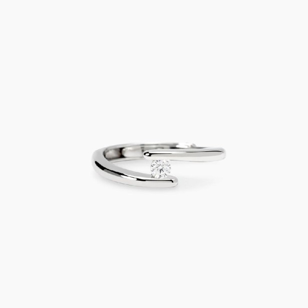 MABINA 523472 - Anello in argento 925/°°° e diamante lab-grown