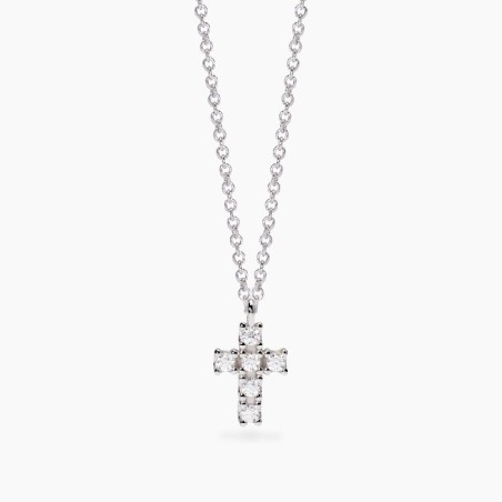 MABINA 553800 - Girocollo in argento 925/°°°  e diamanti lab-grown