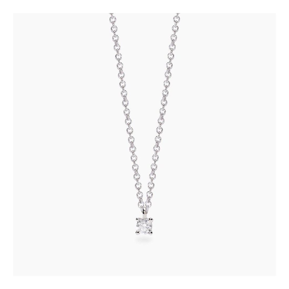 MABINA 553804 - Girocollo in argento 925/°°°  e diamanti lab-grown