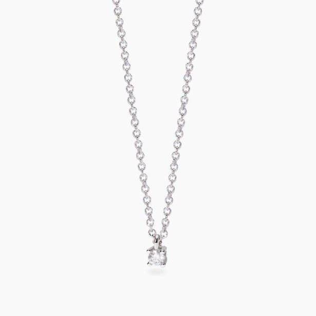 MABINA 553805 - Girocollo in argento 925/°°°  e diamanti lab-grown