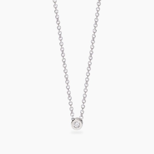 MABINA 553808 - Girocollo in argento 925/°°°  e diamanti lab-grown