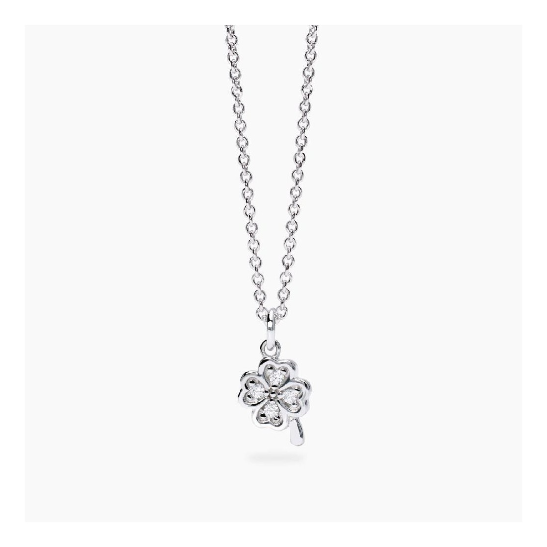 MABINA 553809 - Girocollo in argento 925/°°°  e diamanti lab-grown