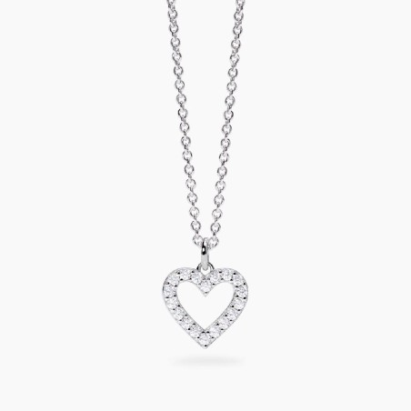 MABINA 553811 - Girocollo in argento 925/°°°  e diamanti lab-grown