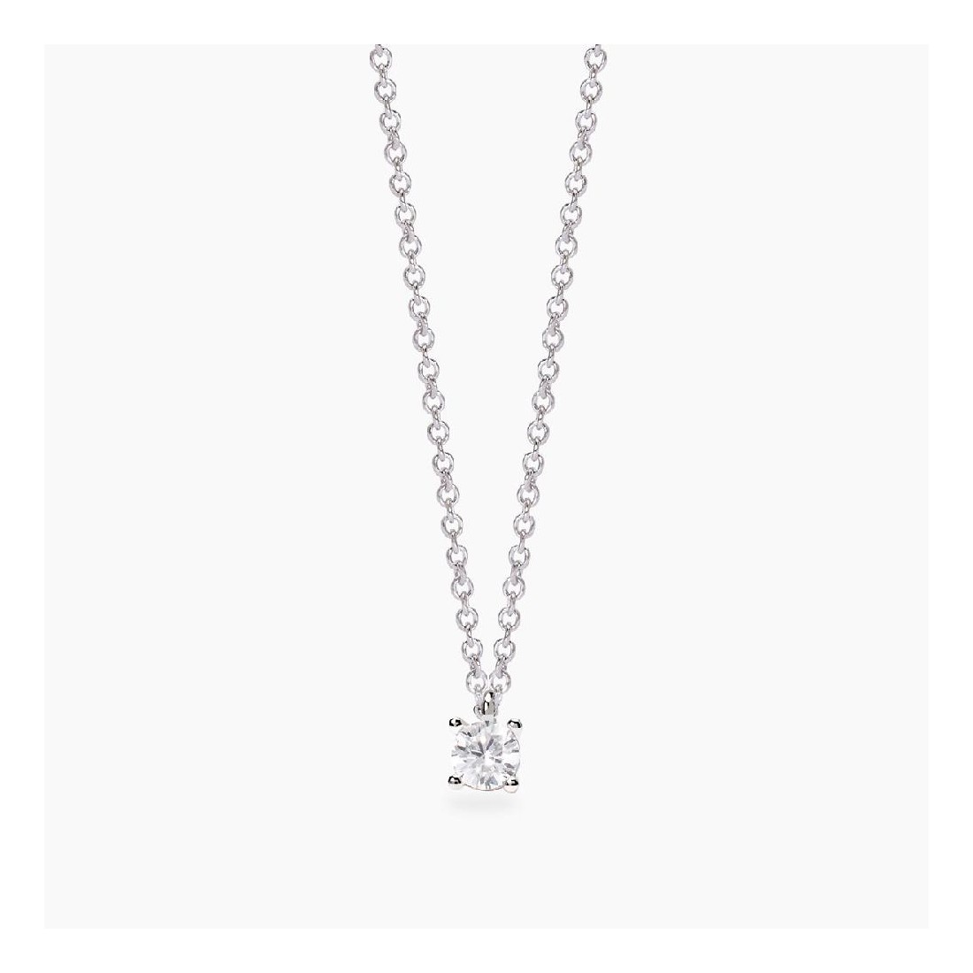 MABINA 553816 - Girocollo in argento 925/°°°  e diamanti lab-grown