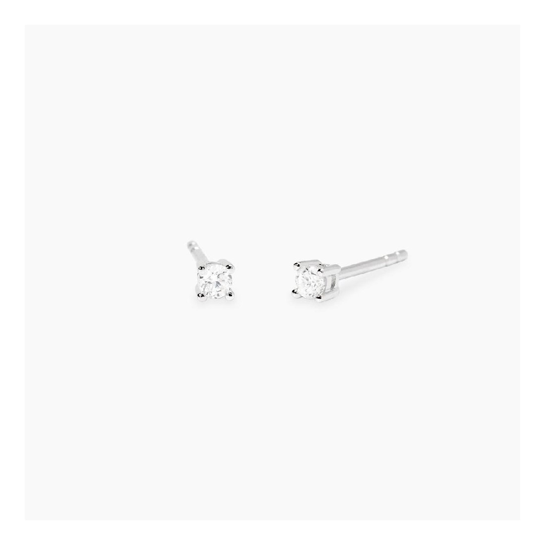 MABINA 563893 - Orecchini in argento 925/°°°  e diamanti lab-grown