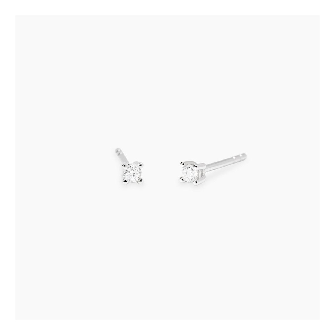 MABINA 563894 - Orecchini in argento 925/°°°  e diamanti lab-grown