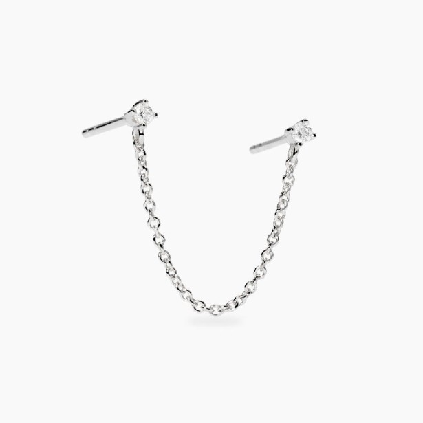 MABINA 563898 - Orecchini in argento 925/°°°  e diamanti lab-grown