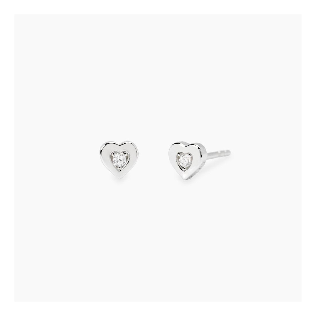 MABINA 563902 - Orecchini in argento 925/°°°  e diamanti lab-grown