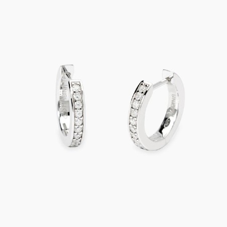 MABINA 563903 - Orecchini in argento 925/°°°  e diamanti lab-grown