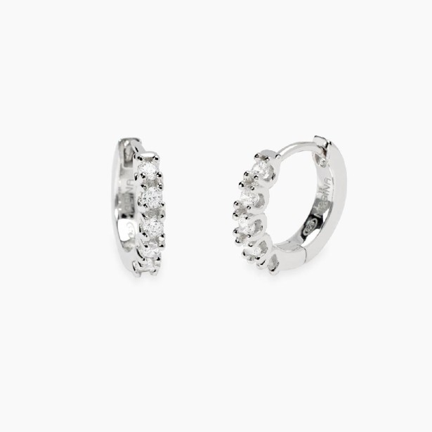 MABINA 563904 - Orecchini in argento 925/°°°  e diamanti lab-grown