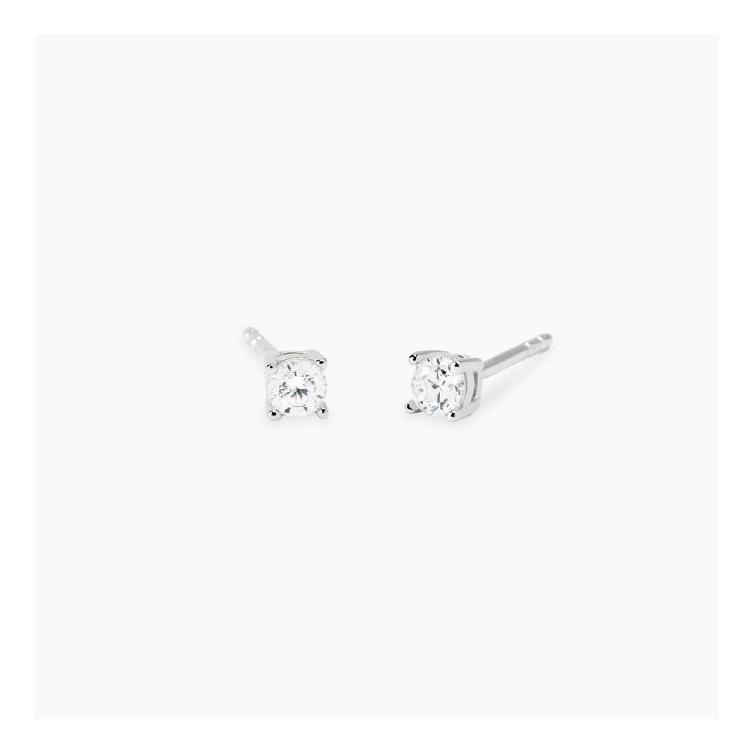 MABINA 563908 - Orecchini in argento 925/°°°  e diamanti lab-grown