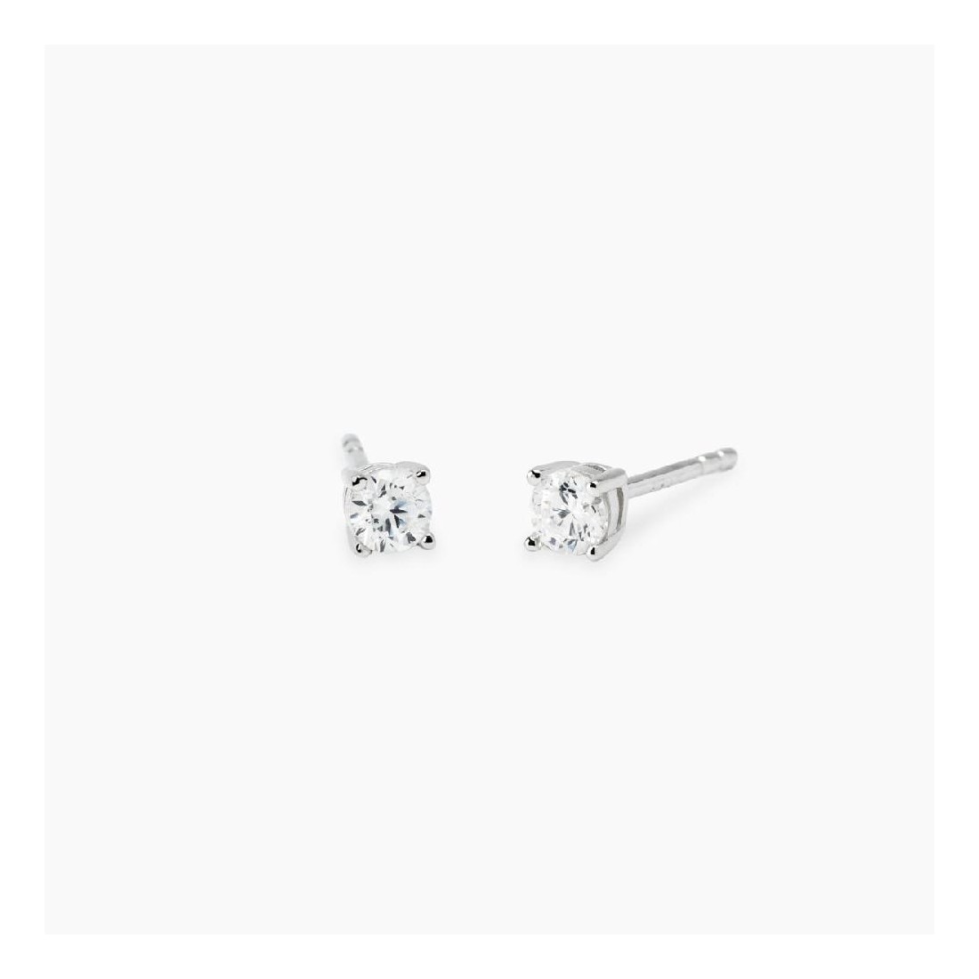 MABINA 563909 - Orecchini in argento 925/°°°  e diamanti lab-grown