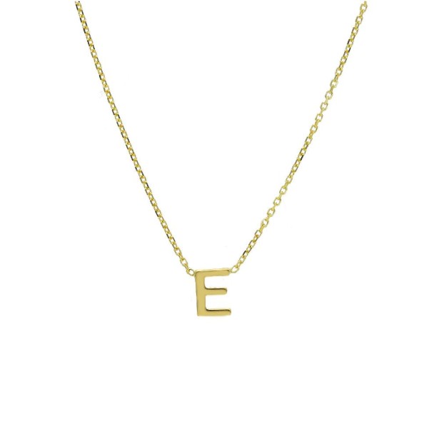 Girocollo in oro giallo 375/ooo con iniziale