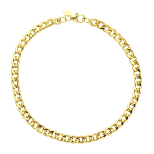 Bracciale maglia groumette in oro giallo 375/ooo