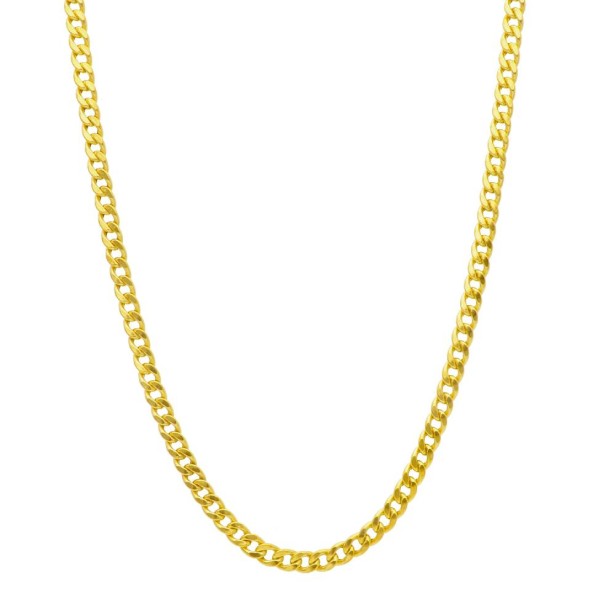 Girocollo maglia groumette in oro giallo 375/ooo