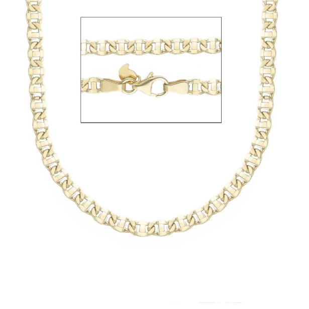 Catena traversino in oro giallo 375/ooo
