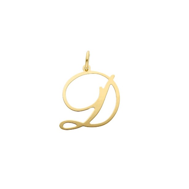Ciondolo in oro giallo 750/ooo con iniziale