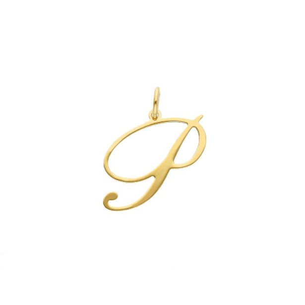 Ciondolo in oro giallo 750/ooo con iniziale