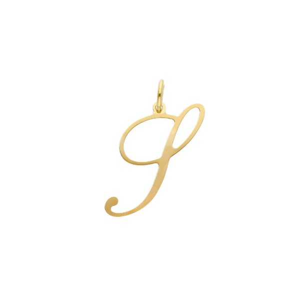 Ciondolo in oro giallo 750/ooo con iniziale