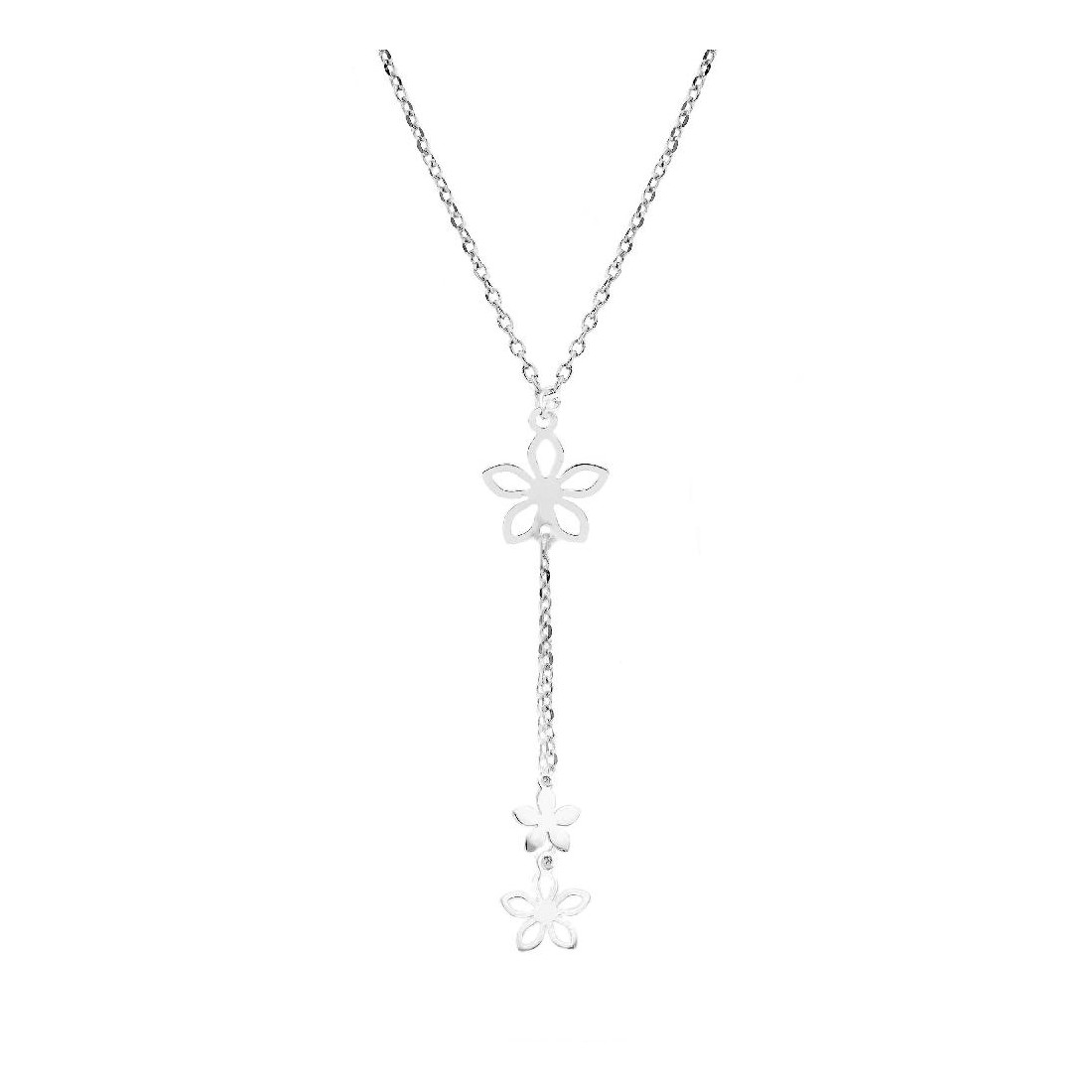 Girocollo in argento 925/ooo con fiore