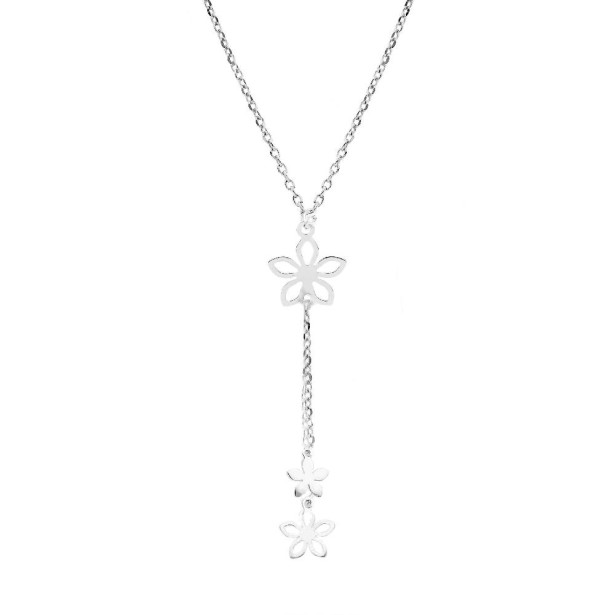 Girocollo in argento 925/ooo con fiore