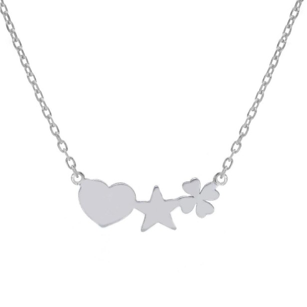 Girocollo in argento 925/ooo con charms