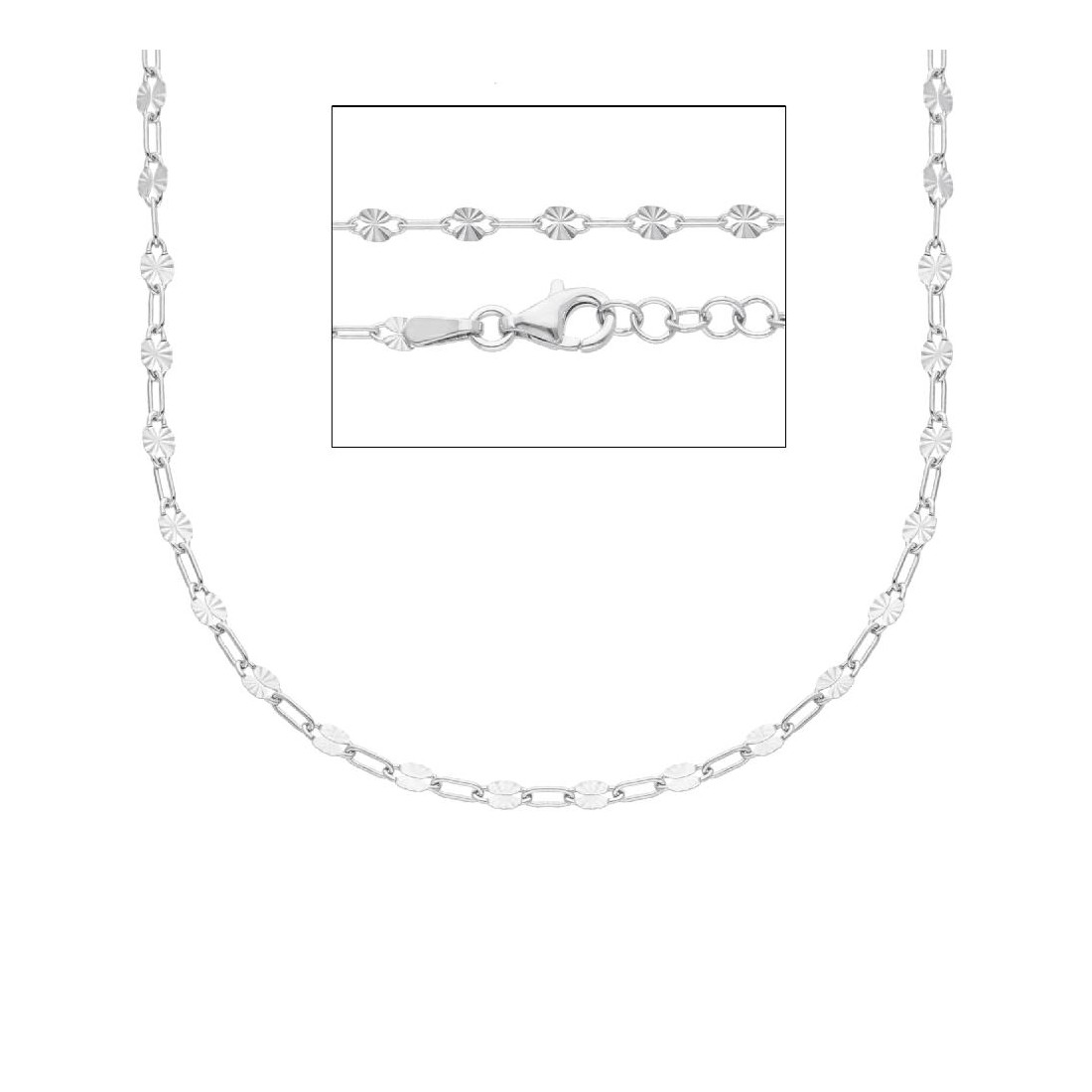 Girocollo catena in argento 925/ooo