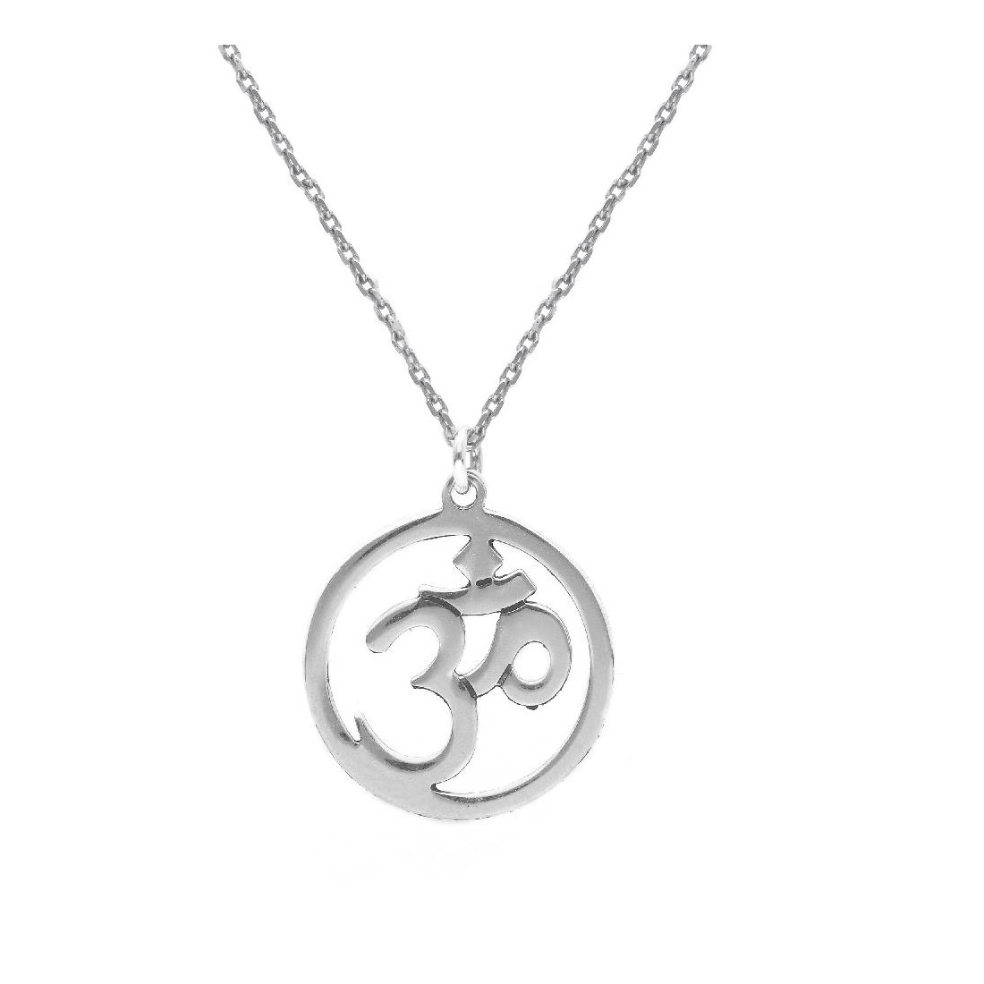 Girocollo in argento 925/ooo con ohm