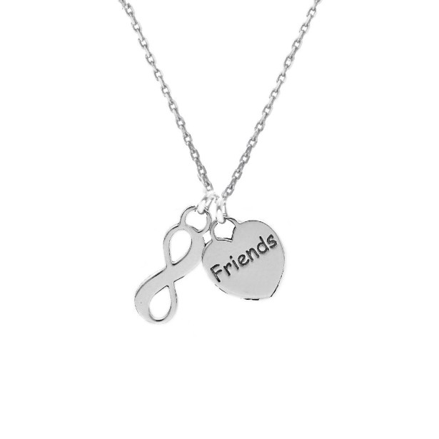 Girocollo in argento 925/ooo con cuore e infinito