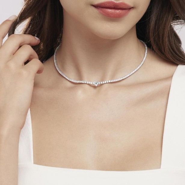 MABINA 553429 - Girocollo in argento 925/°°° e zirconi