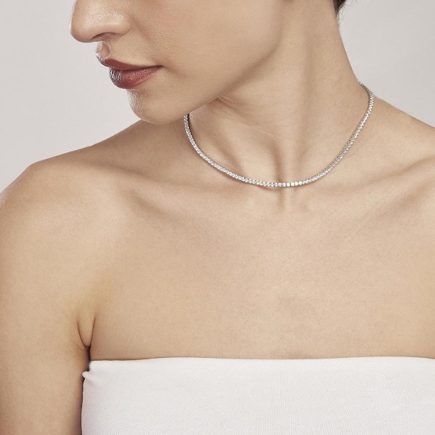 MABINA 553454 - Girocollo in argento 925/°°° e zirconi