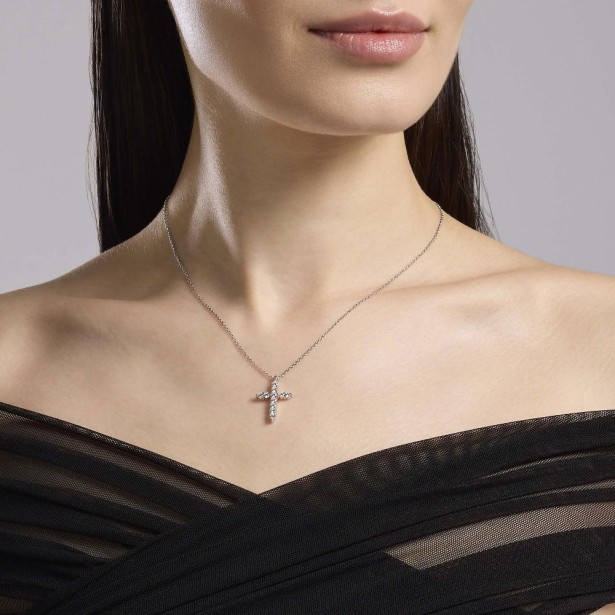 MABINA 553789 - Girocollo in argento 925/°°° zirconi