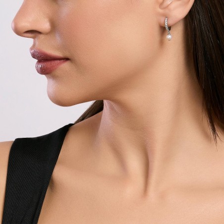MABINA 563571 - Orecchini in argento 925/°°° perle coltivate e zirconi