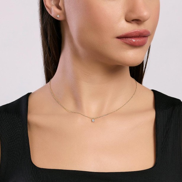 MABINA 563606 - Orecchini in argento 925/°°° dorato