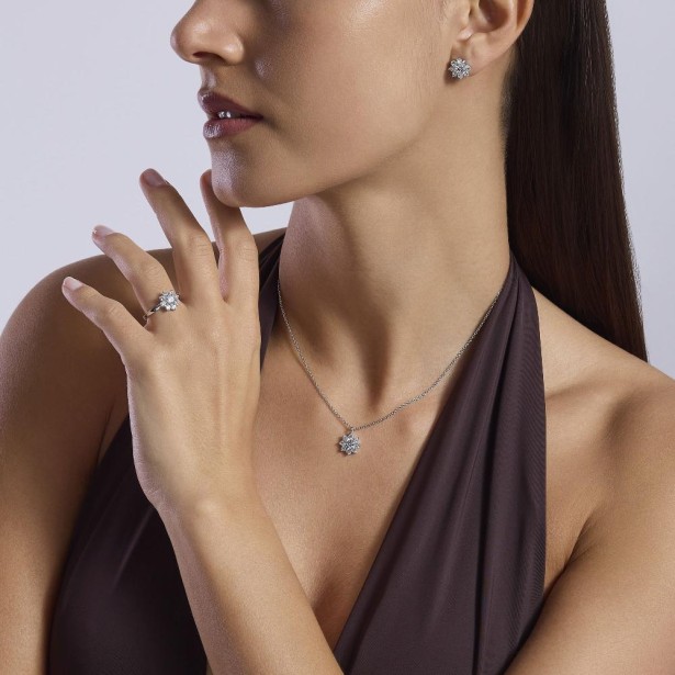 MABINA 563850 - Orecchini in argento 925/°°° e zirconi