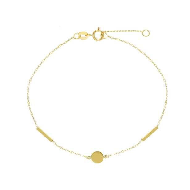 Bracciale in oro giallo 375/°°°