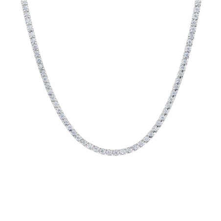 Girocollo tennis in oro bianco 750/ooo e diamante