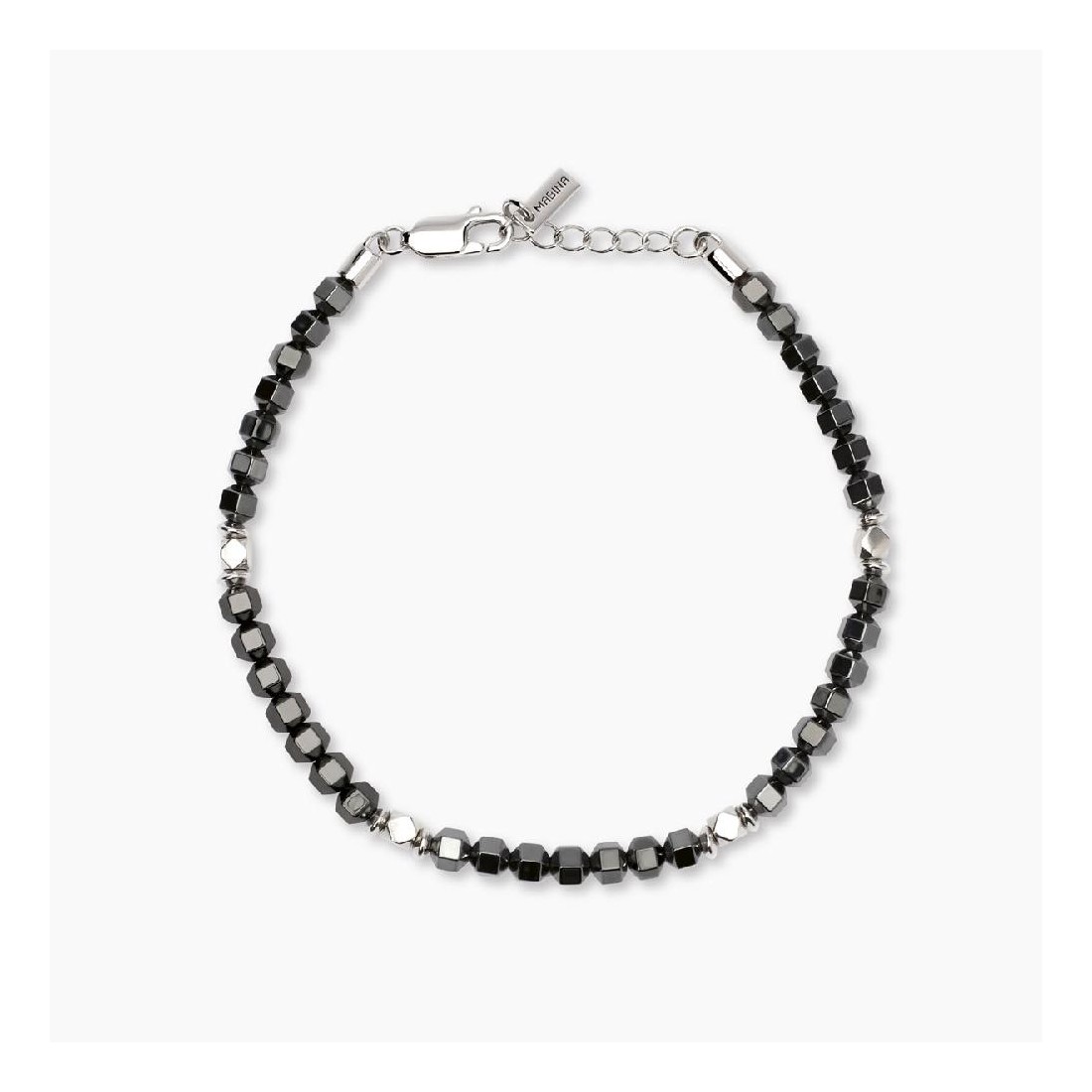 MABINA 534089 - Bracciale in argento 925/°°° e ematite