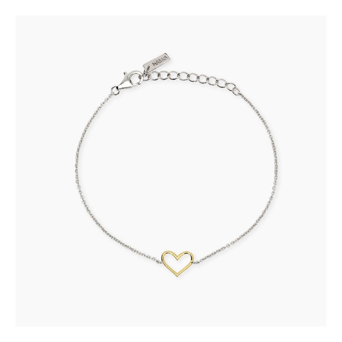 MABINA 534112 - Bracciale in argento 925/°°° e oro 9Kt