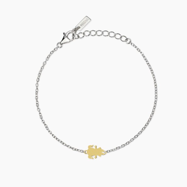 MABINA 534114 - Bracciale in argento 925/°°° e oro 9Kt