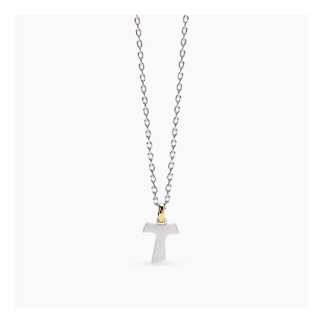 MABINA 553820 - Collana in argento 925/°°° ed elemento placcato oro 18Kt