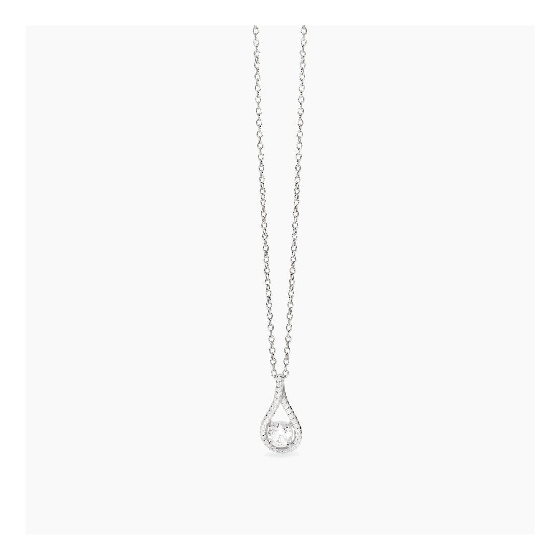 MABINA 553826 Girocollo con pendente in zirconi