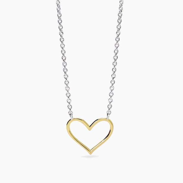 MABINA 553852 - Girocollo in argento 925/°°° e oro 9Kt