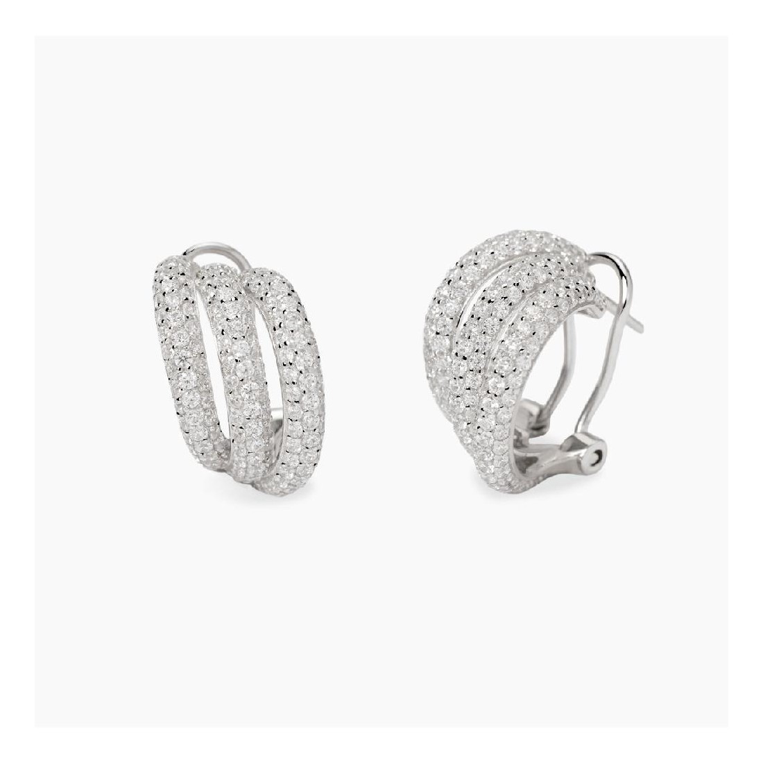 MABINA 563921 Orecchini con zirconi