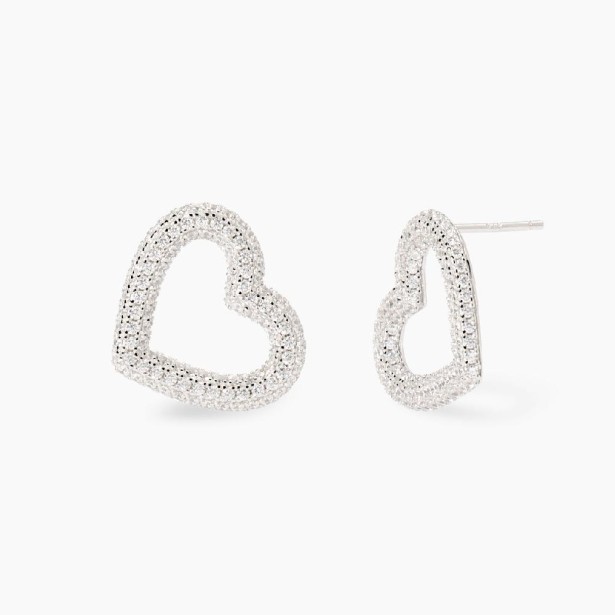 MABINA 563922 Orecchini cuore in zirconi