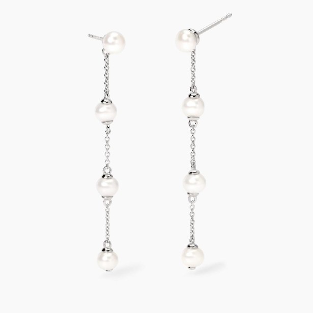 MABINA 563935 - Orecchini in argento 925/°°° e perle coltivate